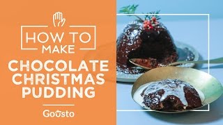 How To Make An Amazing Chocolate Christmas Pudding  Gousto [upl. by Mcquade275]