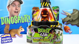 Beast LAB Dino Monster Creator Your Experiment T Rex or Raging Raptor Dinosaur Review [upl. by Ahsinrev]