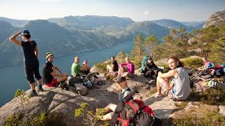 Hiking around the Lysefjord  Norway [upl. by Eserahc398]