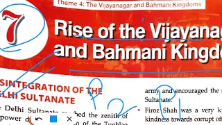 ICSE class 7 history chapter 7 Rise of the Vijaynagar and Bahmani Kingdoms [upl. by Leirza]