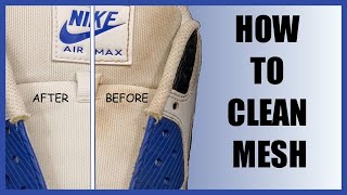 How to Clean Mesh on Sneakers With Household Items [upl. by Merrie553]