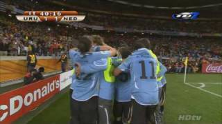 Diego Forlan goal Uruguay vrs Netherlands [upl. by Brenza]