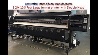 5 6 10 Feet Digital Eco solvent Printing Machine  3 2m Meter [upl. by Cole12]