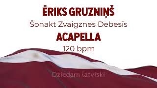 Ēriks Gruzniņš  Šonakt Zvaigznes Debesīs acapella [upl. by Yort224]