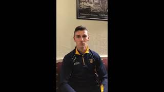 Interview with 2017 Antrim Hurling CaptainSimon McCrory [upl. by Solracnauj887]