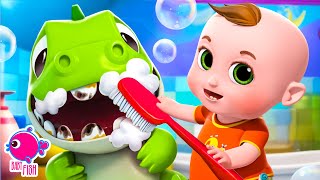 Brush Your Teeth  Brush your Tooth  Old Macdonald  Nursery Rhymes amp Kids songs [upl. by Shirleen102]