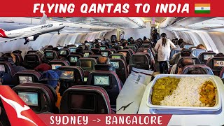 12 hours in Qantas economy class  Sydney to Bangalore [upl. by Sanferd]