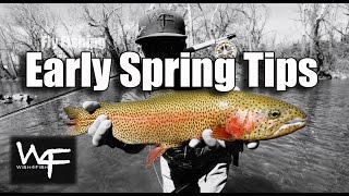 W4F  Fly Fishing quotEarly Spring Tipsquot Tennessee and North Carolina [upl. by Nevad]