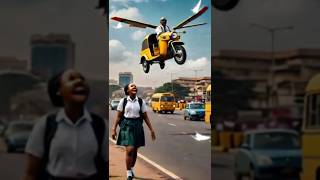 FLYING TRICYCLE KEKE NAPEP ANIMATION NO MORE CRAZY LAGOS TRAFFIC bournvitatechbootcamp cadburyng [upl. by Alemrac]