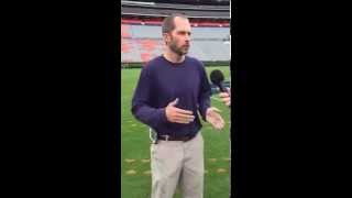 Periscope Preparing Pat Dye Field for Football [upl. by Hecklau548]