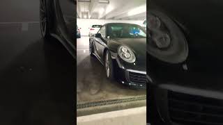 Cabrio Porsche 9912 parked at a casino lifestyle supercar automobile millionaire shorts [upl. by Annerahs]