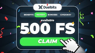 DuelBits Promo Code  CLAIM 500 FREE SPINS 2024 [upl. by Aneehs109]