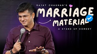 Marriage Material  Stand Up Comedy By Rajat Chauhan 56th Video [upl. by Oberstone]