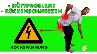 Hüft amp Rückenschmerzen durch verkürzte Beinrückseite Baustellenanalyse amp Lösung [upl. by Notnirt858]