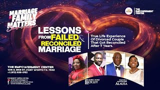 LESSONS FROM FAILED AND RECONCILED MARRIAGE  Pastor Wale and Joke Alausa [upl. by Lacy]