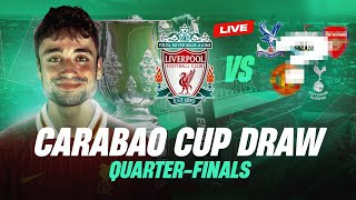 CARABAO CUP Quarter Finals LIVE DRAW 🏆 [upl. by Kora]