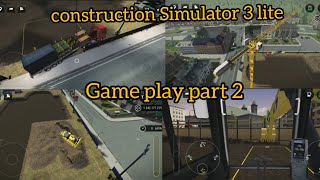 CONSTRUCTION SIMULATOR 3 LITE 🚧 UNDDERGROUND PARKING GARAGE 🚗WORK PART 2 👷 [upl. by Eyllek752]