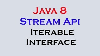 178 Java 8 Stream Api Features part 7 foreach method in Iterable Interface [upl. by Oicatsana425]