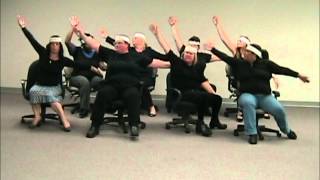 TWP United Way quotWholelympicsquot Synchronized Chair Dancing [upl. by Latvina]