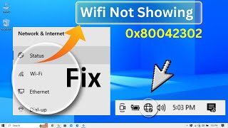 How to Fix WiFi Not Showing On Taskbar in Windows 10  WiFi Option Not Showing [upl. by Notyap217]