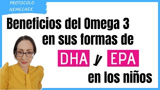 Omega 3 DHA y EPA para niños [upl. by Liebowitz]