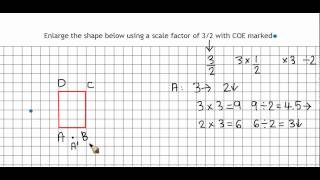 Enlargement with fractional scale factors 2 [upl. by Aurelia895]