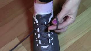 Life hack Tie a shoelace in 2 seconds [upl. by Uriah850]