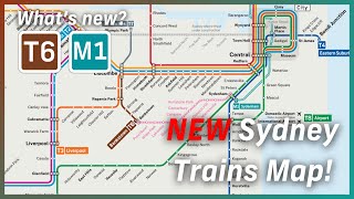 Sydney’s NEW Transport Network Map  What’s changed [upl. by Pozzy]