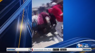 Canyon Hills Middle School fight caught on camera [upl. by Aikemaj]