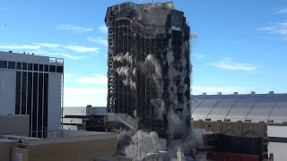 Plaza Tower Implosion  Controlled Demolition Inc [upl. by Euqinim]