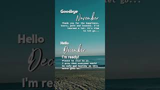 GoodBye November Hellow December💙 [upl. by Gievlos]