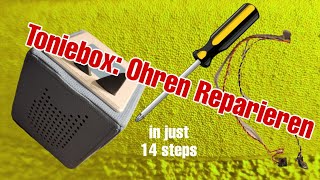 Toniebox Ohren Reparieren 🛠 Lautstärke und Tasten reagieren nicht austausch Anleitung 14 Steps [upl. by Ylrebmek]