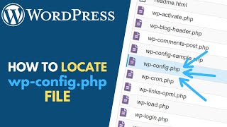 WordPress How to Find wpconfigphp File via cPanels File Manager [upl. by Rodney]