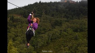 Kereita The Forests SCARY 3km of ziplining [upl. by Lehcsreh]