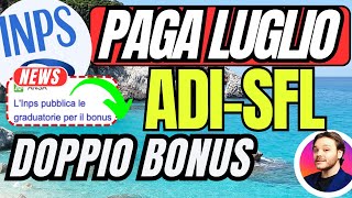 UFFICIALE INPS🔴ADI SFLDOPPIO BONUS✅USCITE Nuove GRADUATORIE⚠️ [upl. by Sakovich133]