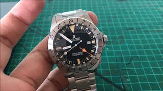 Short Review on the Steinhart Ocean Vintage GMT [upl. by Nosnej]