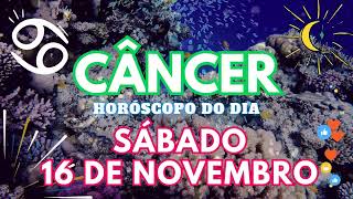 ♋ CÂNCER 😱 VAI ACONTECER NESTE SÁBADO 16 DE NOVEMBRO DE 2024 [upl. by Ronym907]