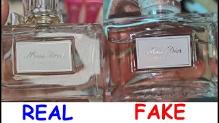 Real vs fake Miss Dior Perfume How to spot fake Miss Dior Eau de Parfum [upl. by Zaraf768]