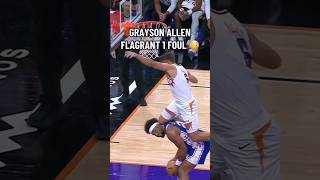 Grayson Allen Flagran foul 🤯😂 nba flagrant jump kneemobility [upl. by Yelroc]