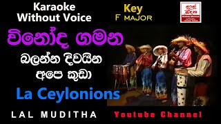 Vinoda Gamana විනෝද ගමන යන්න Karaoke Song Without Voice [upl. by Staal]