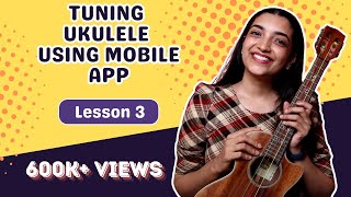 How To Tune a Ukulele With a Mobile App  For Beginners  Sayali Tank [upl. by Langan]