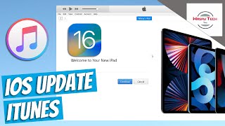 How to Update ios of iPad using iTunes 2023  Update ios of iPad to ios 16 using iTunes [upl. by Ereveneug939]