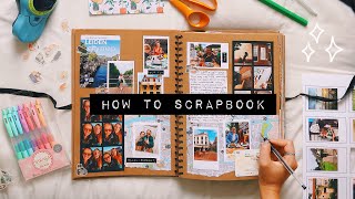 DIY HOW TO SCRAPBOOK ideas amp inspiration [upl. by Assyli]