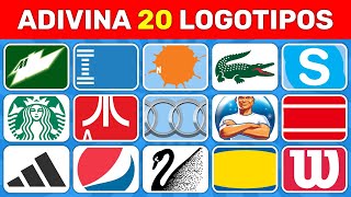 Adivina 20 logotipos en 3 segundos [upl. by Aiepoissac407]