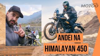 Royal Enfield Himalayan 450 é boa Primeiras impressões REVIEW [upl. by Aiksas]