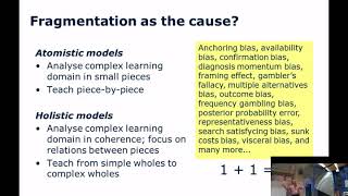 20160630  Jeroen J G van Merrienboer – Cognitive Basis for the Design of Instruction [upl. by Zandt]