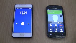 Incoming call amp Ringing alarms at the Same Time Samsung Galaxy S2 Android 11S3 mini [upl. by Lagiba46]