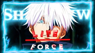 Jujutsu Kaisen  life force EDITAMV  4K [upl. by Imeaj454]