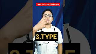 TYPE OF ANAESTHESIA medical medicalstudent aiims bscnursing anesthesia [upl. by Amrak]