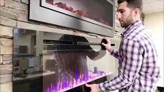 How to Install a Touchstone Sideline Series Electric Fireplace [upl. by Kiki]